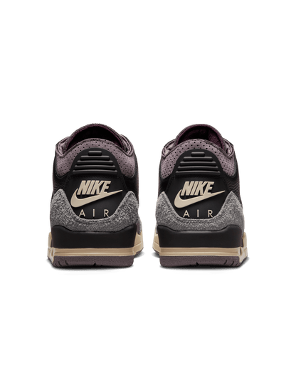 Nike x A Ma Maniére 'Air Jordan 3' Shoes - Black/Flat Pewter