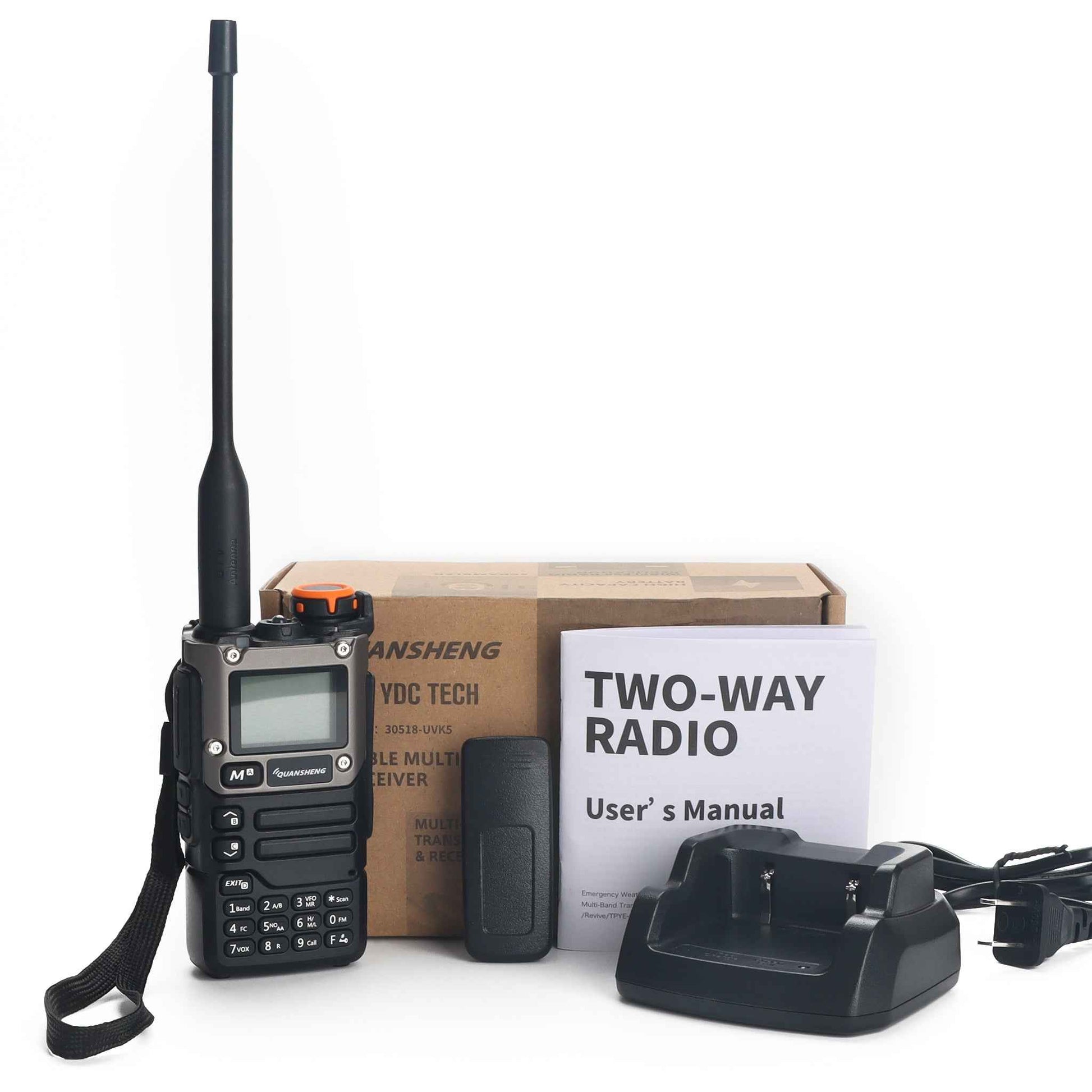 Quansheng UV-K5 Amateur Radio Receiver - NOAA Emergency Weather Receiver IC Certified