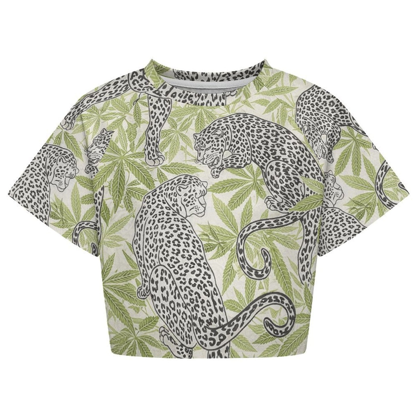 Leopard Cropped T-Shirt for Trendy Style