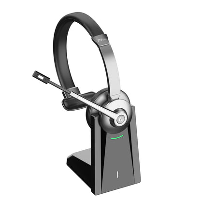 ProComm Bluetooth Headset for Microsoft Teams & Call Centers – Wireless Noise-Cancelling Microphone with USB Dongle & Charging Base