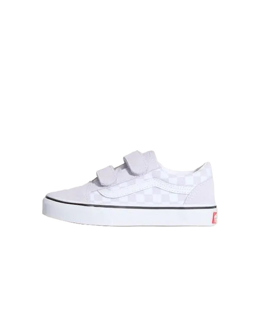 Vans 'Old Skool Velcro' Shoes - Color Theory Checkerboard/Lila (KIDS)