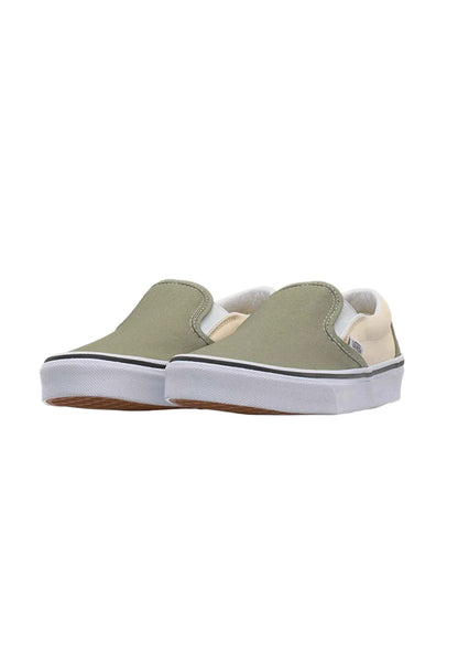 Vans 'Classic Slip-On' Shoes - Pop Sage/Dark Green