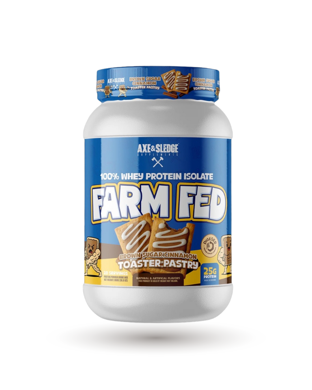 Axe & Sledge Whey Isolate Protein - Farm Fed Protein Powder for Enhanced Performance
