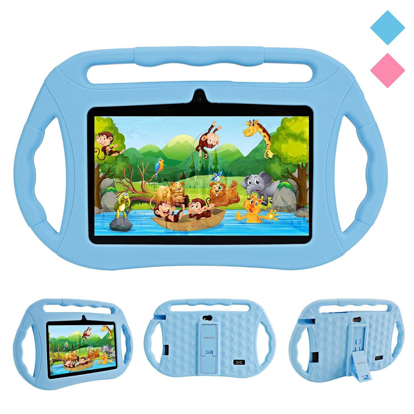 Kids Learning Tablet 7 Inch Android with Handle