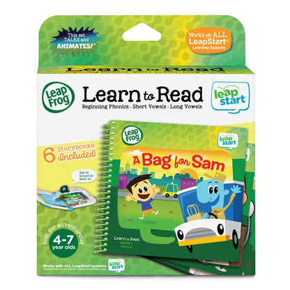 LeapFrog LeapStart Learn to Read Volume 1, 6 Book Set, Beginning Phonics, Short Vowels, Long Vowels 🍁 All In One Marketplace Canada