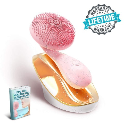 Sonic Facial Cleansing Brush with Rotating Magnetic Beads