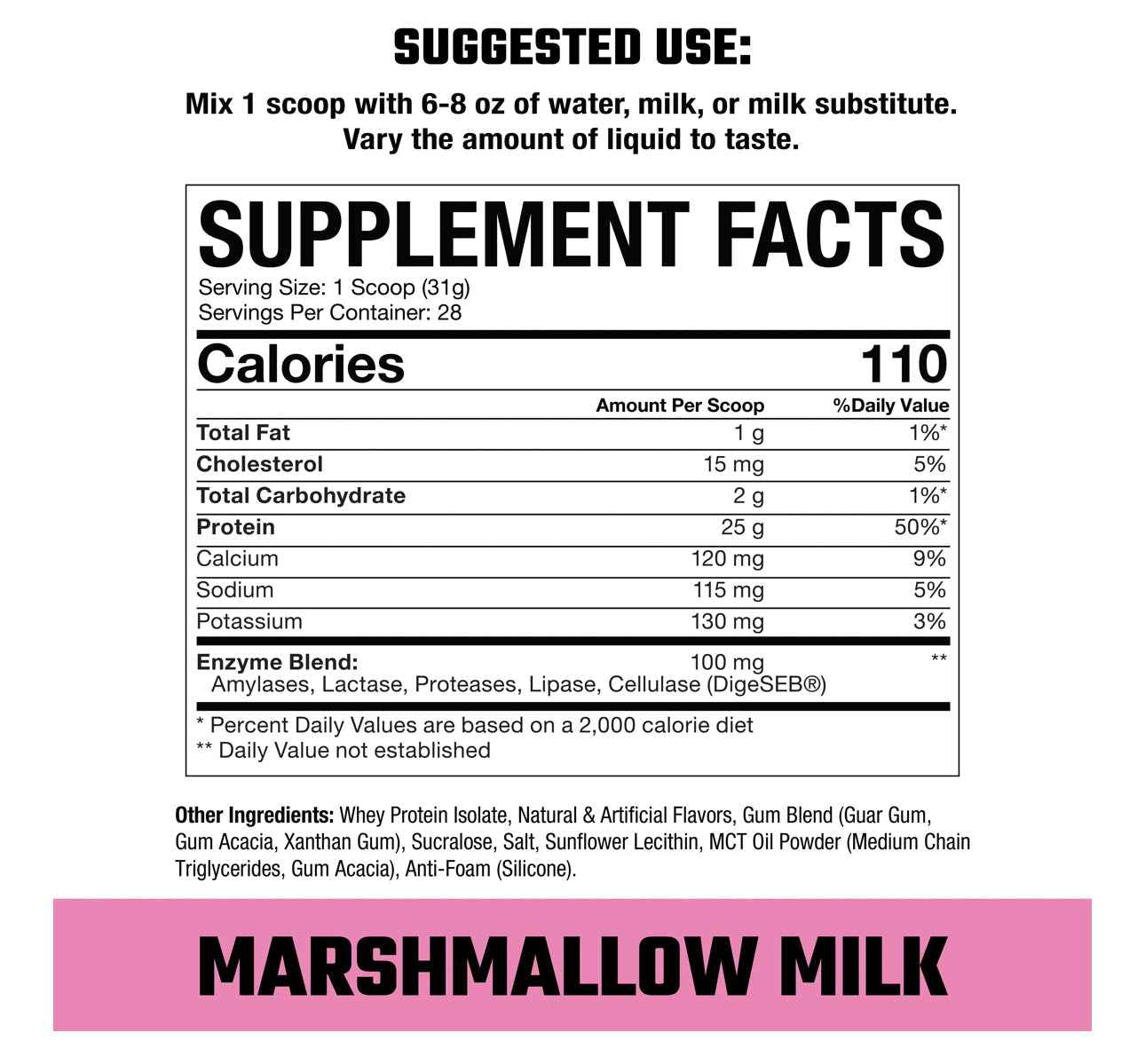 Axe & Sledge Farm Fed Whey Isolate Protein Powder