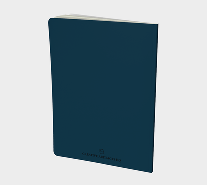 Large Edgy Navy Notebook - Perfect for Bold Ideas and Creative Planning