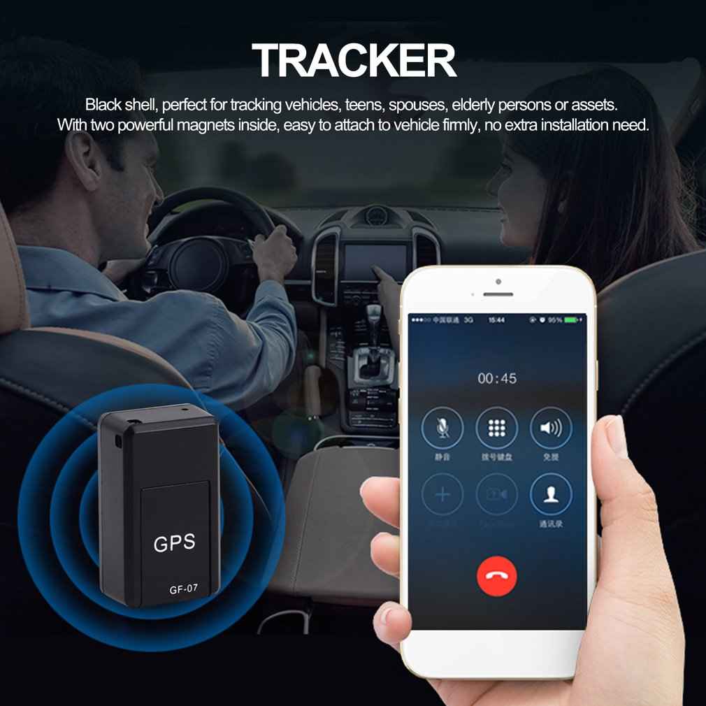 Mini Car GPS Tracker - Magnetic Real-Time Tracking Device, Recordable Anti-Lost & Rechargeable Locator