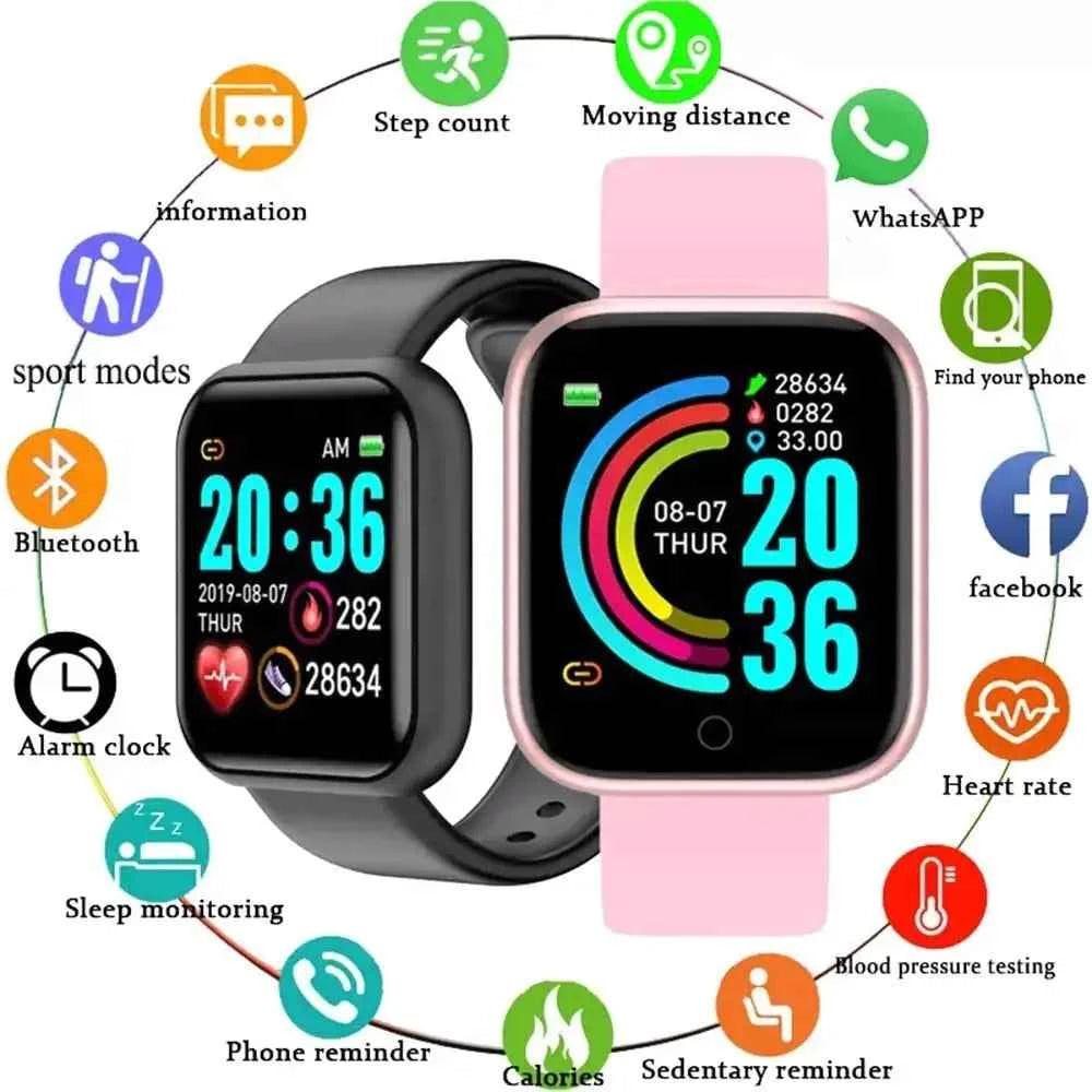 Waterproof Fitness Smartwatch for Sport and Fitness Tracking