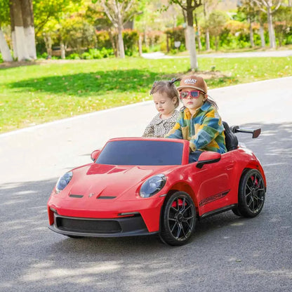 2026 24V Porsche 911 GT3 Kids Ride On Car with NEW Silent Motor for Ultimate Fun