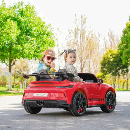 2026 24V Porsche 911 GT3 Kids Ride On Car with NEW Silent Motor for Ultimate Fun