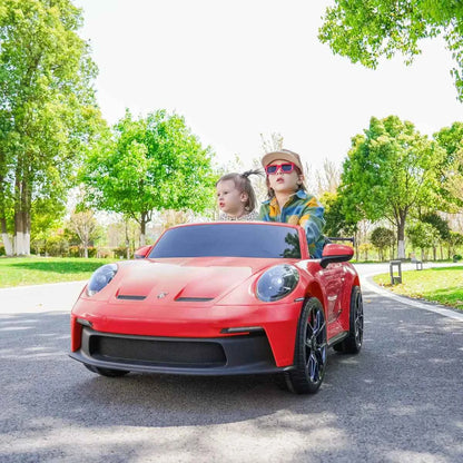 2026 24V Porsche 911 GT3 Kids Ride On Car with NEW Silent Motor for Ultimate Fun