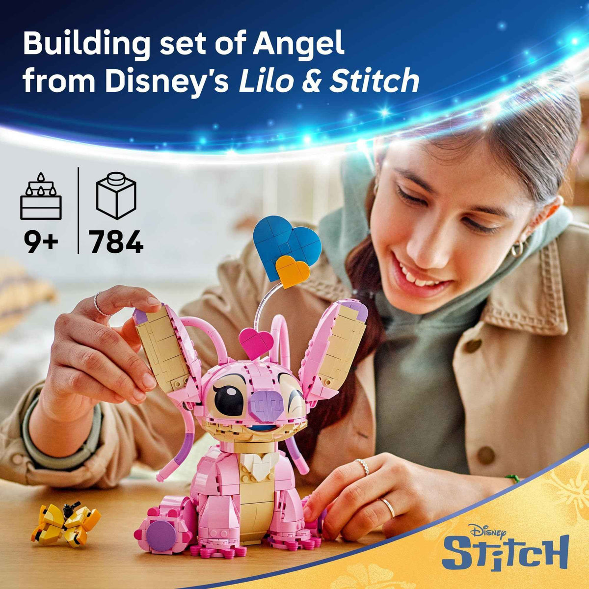 LEGO Disney Angel Lilo & Stitch Kids Toy - Room Decor and Building Set for Girls and Boys, Ages 9+ - Birthday Gift Idea for Young Fans Who Love Stitch Stuff and Learning Toys - 43257 🍁 All In One Marketplace Canada