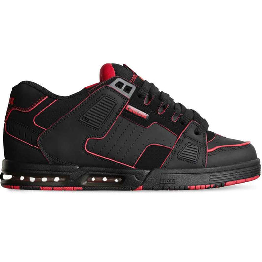 Globe 'Sabre' Shoes - Black/Red/Mosaic