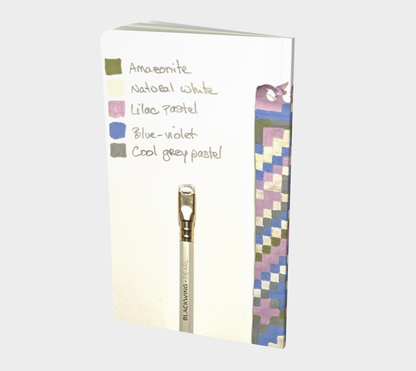 Small Painted Mosaic Notebook