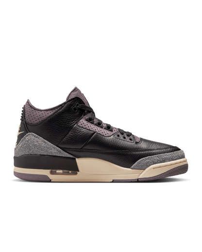 Nike x A Ma Maniére 'Air Jordan 3' Shoes - Black/Flat Pewter