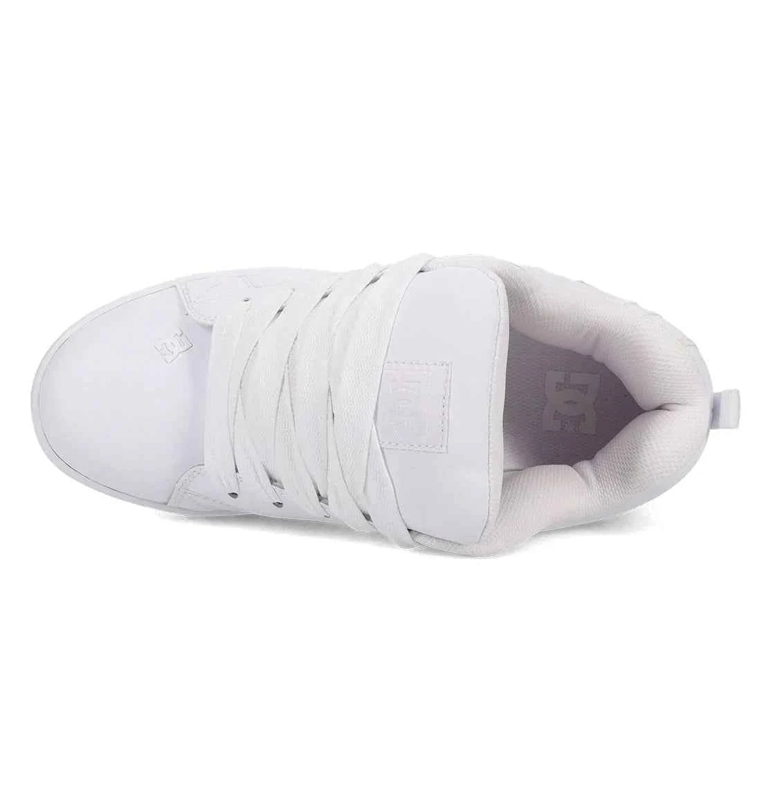 DC Shoes 'Court Graffik' Shoes - White/White