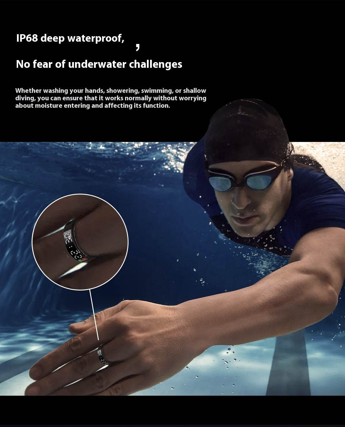 Smart Ring With Display Screen – Health & Gesture Control