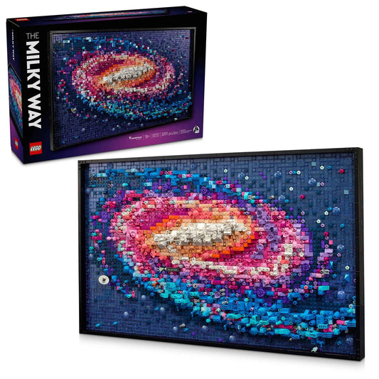 LEGO Art The Milky Way Galaxy Wall Art Décor, Space and Astronomy Gift, Building Set for Adults, Creative Activity for Art and Design Lovers, Home Décor Ideas for Living Room, 31212 🍁 All In One Marketplace Canada