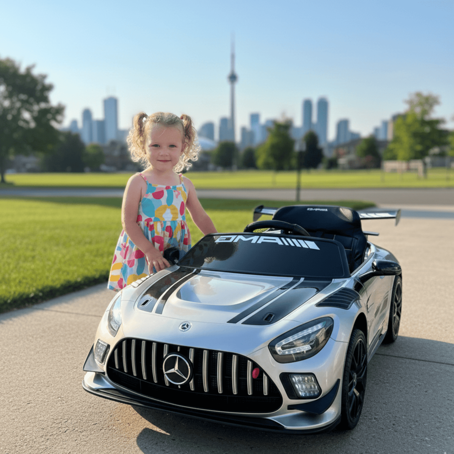 Silver, Complete Sport 12V Official Mercedes-Benz GT3, RC