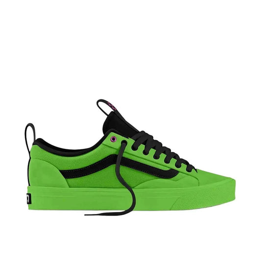 Vans 'Skate Old Skool 36+' Shoes - Acid Airbrush Black/Green Gecko