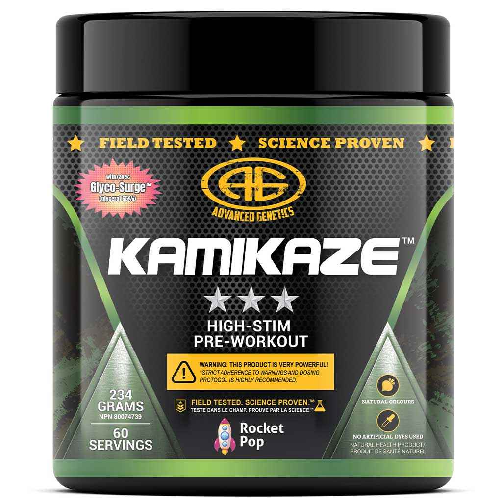Advanced Genetics KAMIKAZE (Pre-Workout), 60 Servings