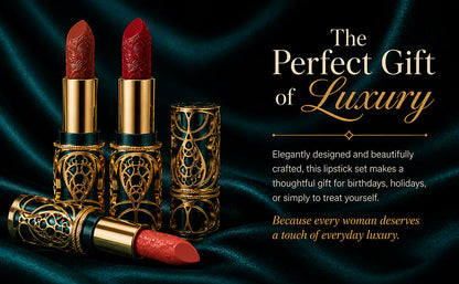 Soft Mist Satin Lipstick Set – 5 in1  Bold Shades