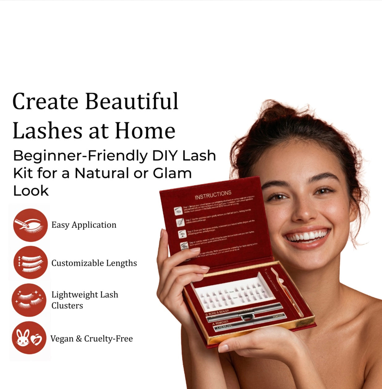 Premium Natural DIY Lash Extensions Kit