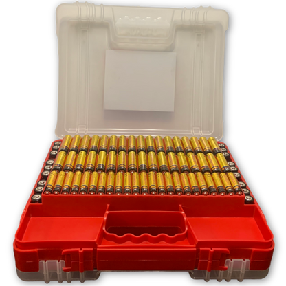 BRS Emergency Battery Kit: 203 Alkaline Batteries + Tester