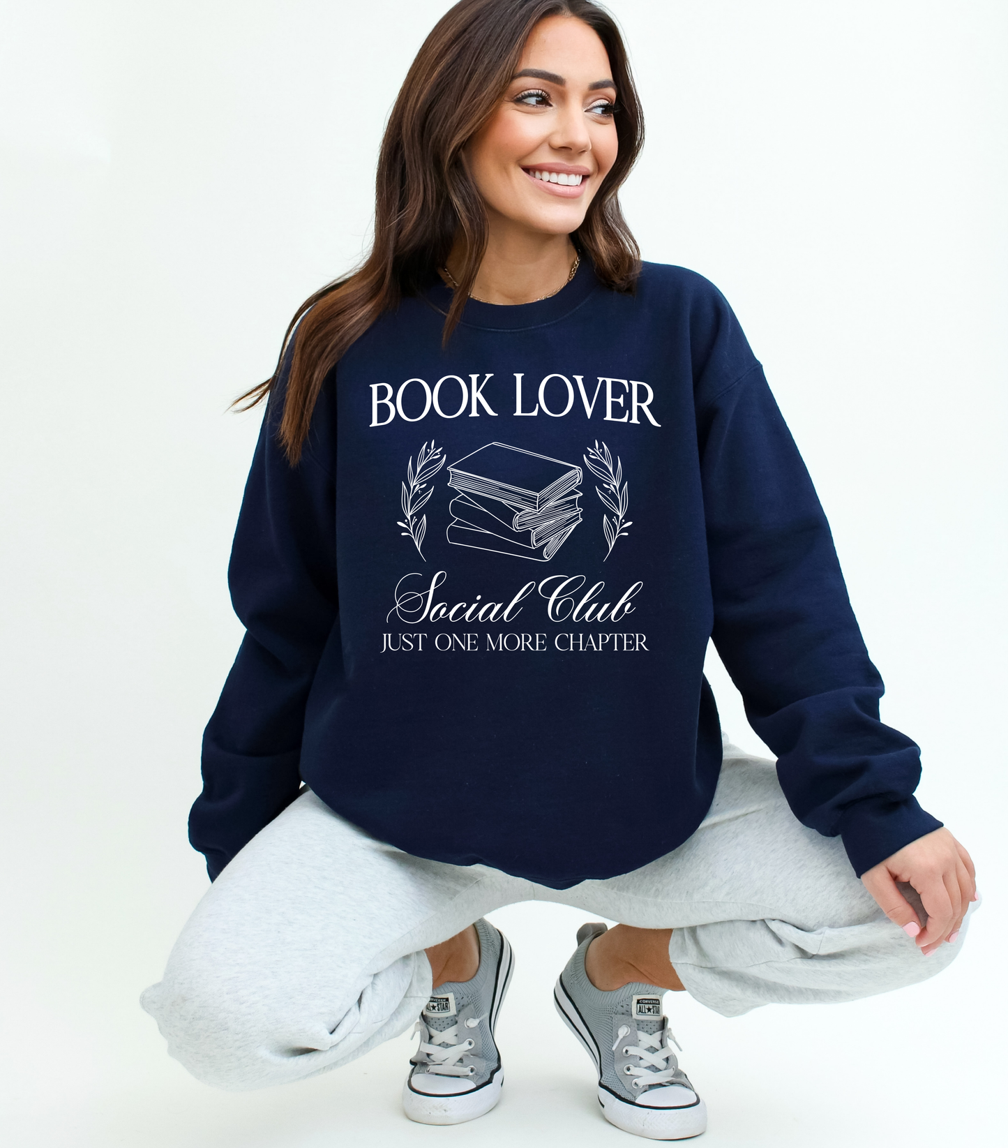 Book Lover Sweatshirt | Unisex Crewneck Sweatshirt for Bookish Apparel