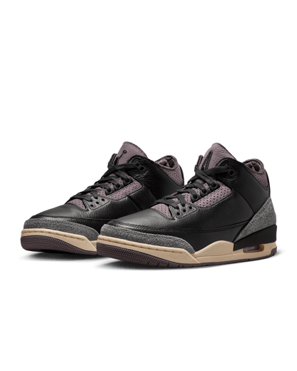 Nike x A Ma Maniére 'Air Jordan 3' Shoes - Black/Flat Pewter
