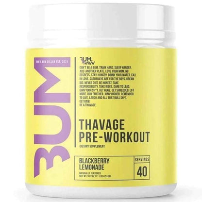 CBUM THAVAGE PRE-WORKOUT, 40 Servings