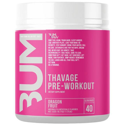 CBUM THAVAGE PRE-WORKOUT, 40 Servings