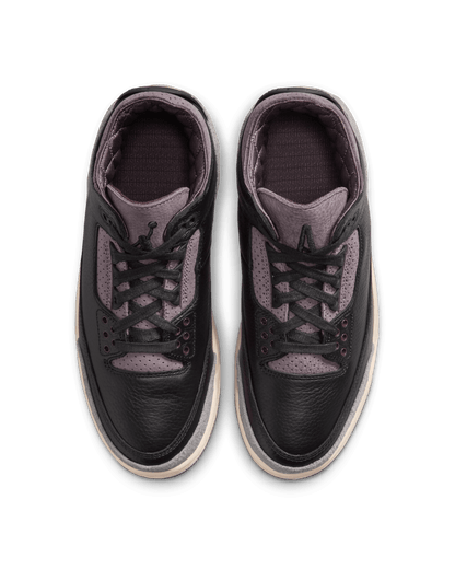 Nike x A Ma Maniére 'Air Jordan 3' Shoes - Black/Flat Pewter