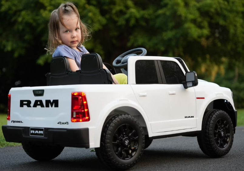 2026 Dodge Ram Kids Ride On Car 24V 2 Seater with Remote Control
