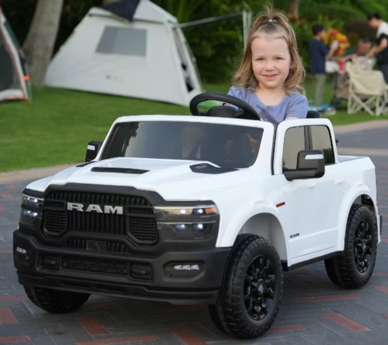 2026 Dodge Ram Kids Ride On Car 24V 2 Seater with Remote Control