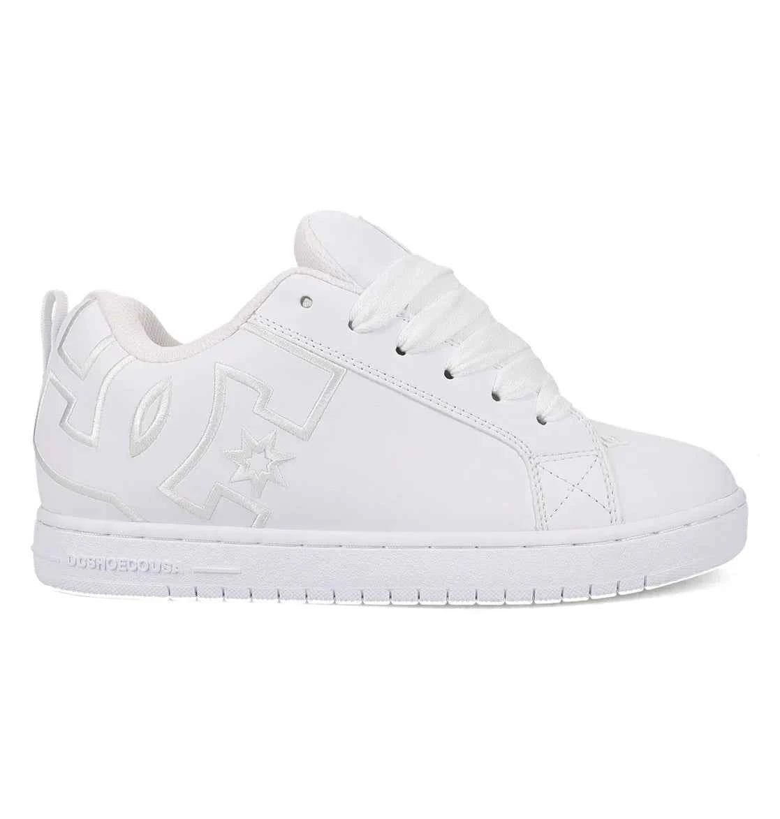 DC Shoes 'Court Graffik' Shoes - White/White