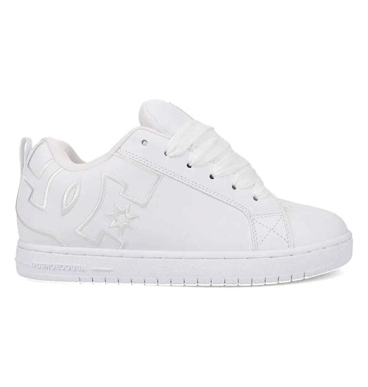 DC Shoes 'Court Graffik' Shoes - White/White