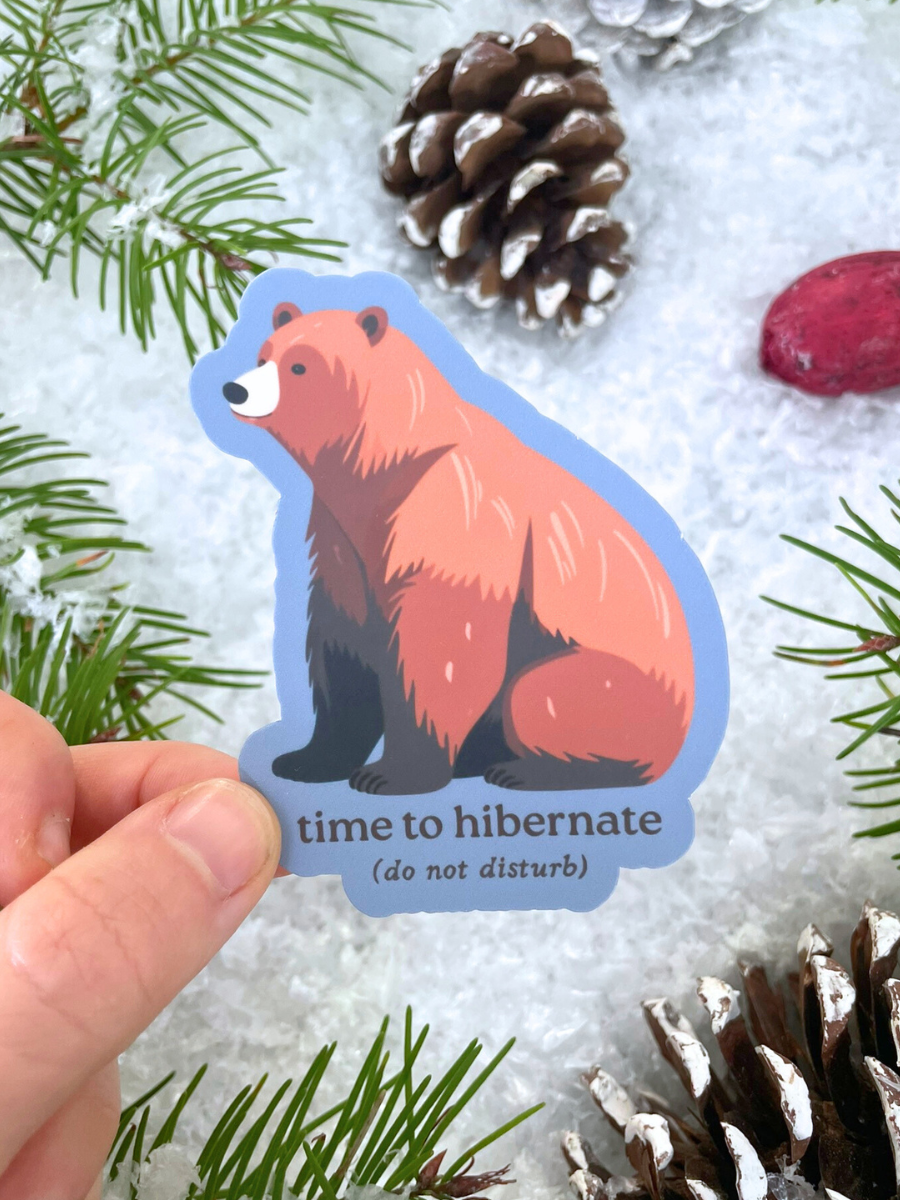 Time to Hibernate Sticker