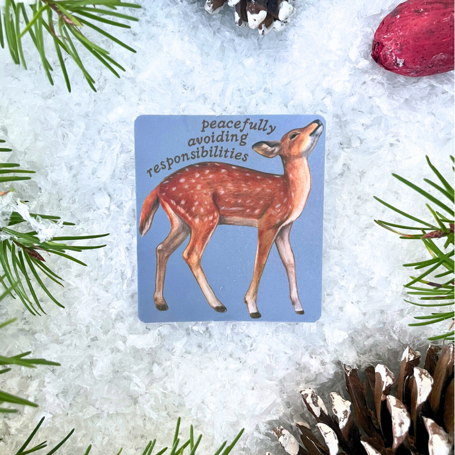 responsibility avoidance sticker