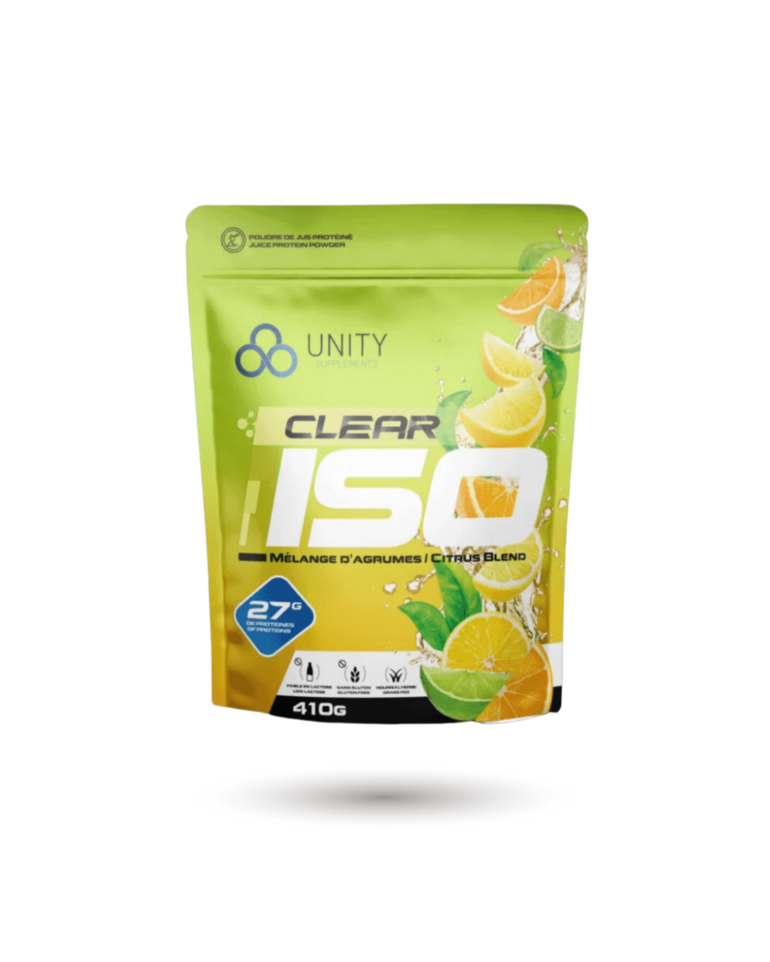 Unity Supplements Clear Protein Powder - Pure Isolate for Optimal Recovery