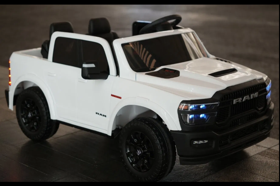 2026 Dodge Ram Kids Ride On Car 24V 2 Seater with Remote Control