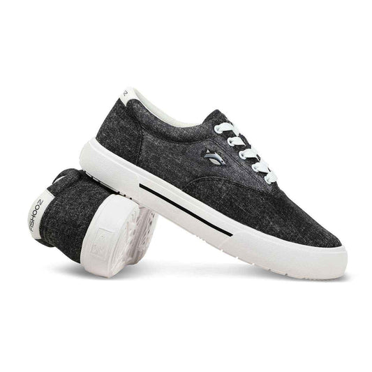 Fishooz Men's Sunwashed Lace Black/White