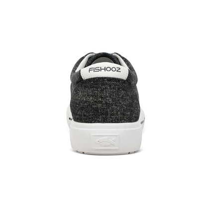 Fishooz Men's Lace Shoes - Sunwashed Lace Black/White