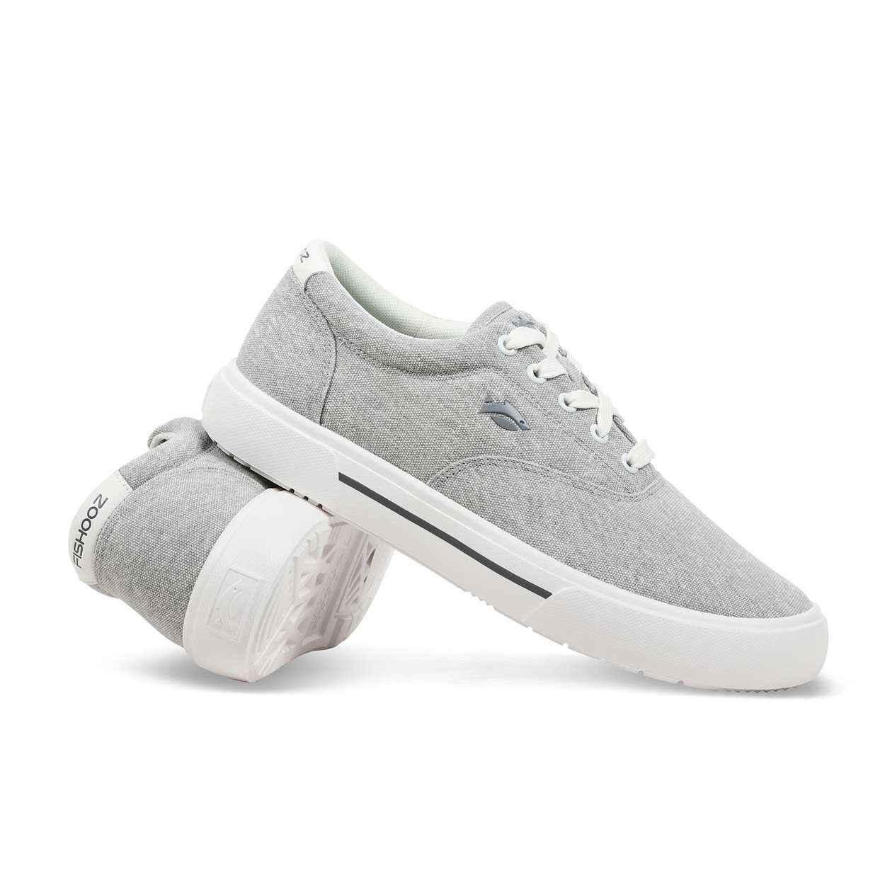 Fishooz Men's Sunwashed Lace Grey/White
