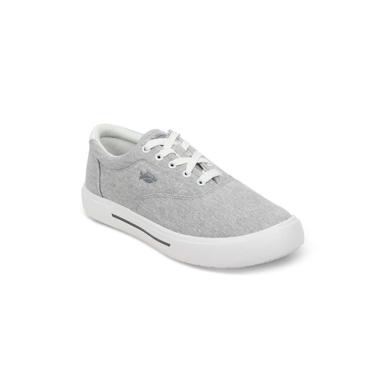 Fishooz Men's Grey/White Lace Sneakers - Sunwashed Comfort and Style