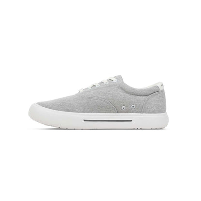 Fishooz Men's Grey/White Lace Sneakers - Sunwashed Comfort and Style