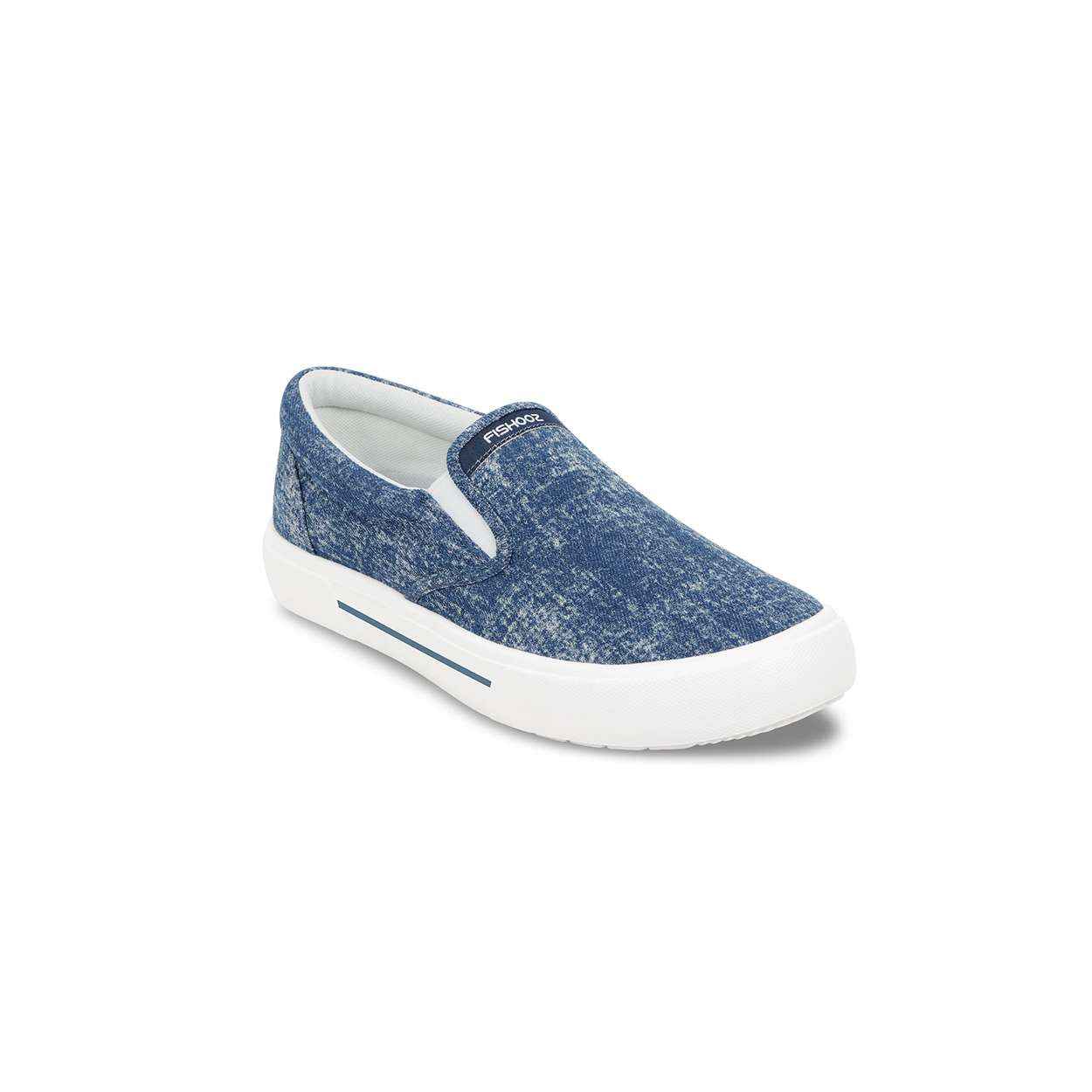 Fishooz Men's Sunwashed Slip-On Navy/White