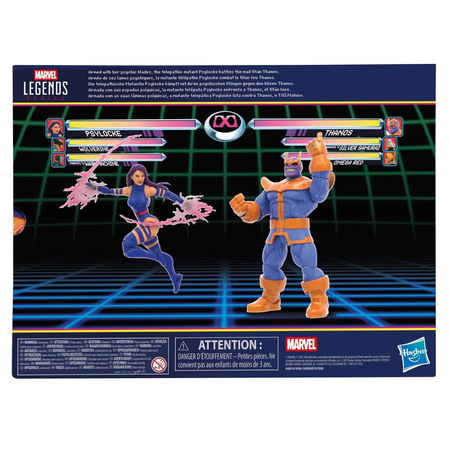 Marvel Legends Series Gamerverse Psylocke vs. Thanos - Exclusive